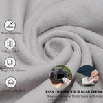 ZORBES® Camera Lens Wrapping Cloth 45x45cm Magic Grippy Multi-Use Fashion Print Design Non-Slip Waterproof Silicone-Coated Organizer Wrap for Tools Gears Accessories 3PCS