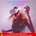 ZORBES® VR Face Pad for Meta Quest 3 Skin-Friendly Silicone Face Pad Reuseable Meta Quest 3 Face Cushion Pad for Quest 3 Headset