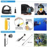 ZORBES® 53 in 1 Camera Accessories Kit for Gopro Hero 11 10 9 8 7 6 5 4 3+, 53 in 1 Go Pro Black Bundle, Mount Set for Go Pro Fusion Silver Max Session or Akaso or DJI Osmo