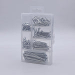Serplex® 280Pcs Hardware Nails Kit with Box, 5 Sizes, 16/20/25/30/50mm, Versatile Nails for Repairing, DIY Project, Woodwork