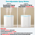 Verilux Humidifier for Room Moisture with 2L Tank and Dual Spray Nozzle | 28dB Quiet 7‑Color Light