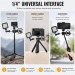 ZORBES 2-in-1 Mini Camera Tripod Grip