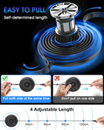 Verilux 6 in 1 USB C Charging Cable for Multiple Devices with 100W Power Delivery and Retractable Reel Design