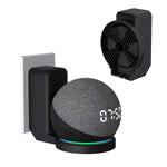 ZORBES® Wall Mount for Alexa Echo Dot 4th Generation, Space-Saving Solution Wall Holder with Cord Management for Your Smart Home Speakers, Alexa Echo Dot Accessories (Holder Only, Black)