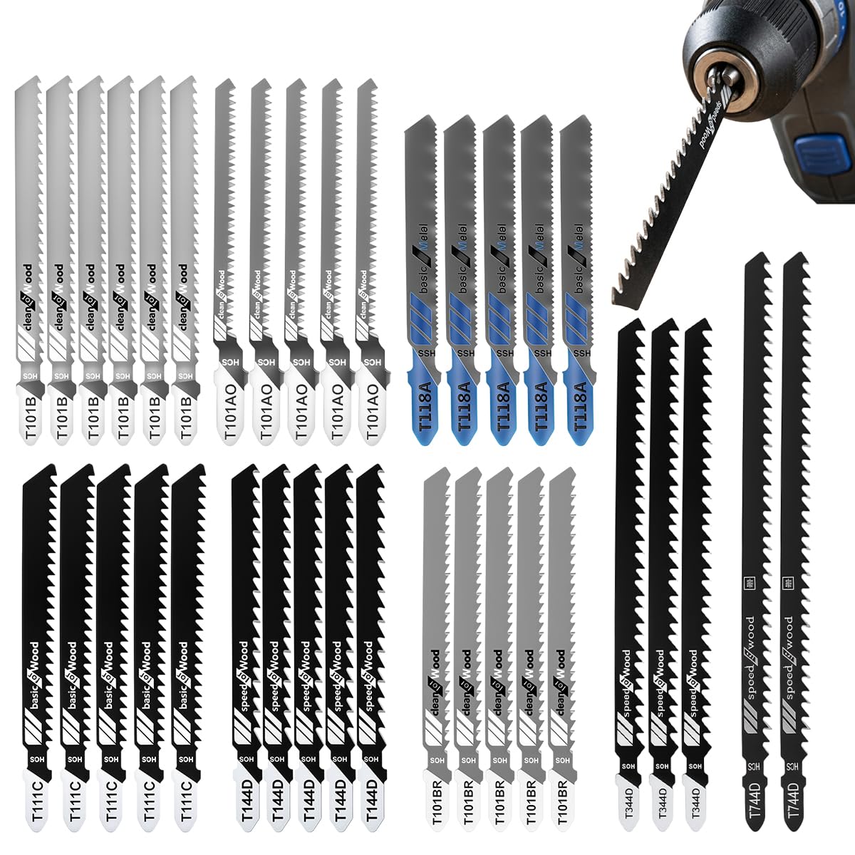 Serplex 35-Piece Jigsaw Blade Set