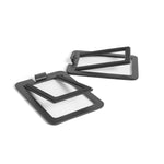 ZORBES® PC External Speaker Desk Stand Organizer Racks, Anti-Vibration Carbon Steel Mini Speaker Stands, Anti-wobbling Speaker Desk Support for Desktop PC, Pack of 2