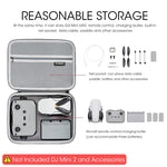 Verilux Carrying Case for DJI Mini 2 with Waterproof PU Shell and EVA Lining | Travel Storage Bag