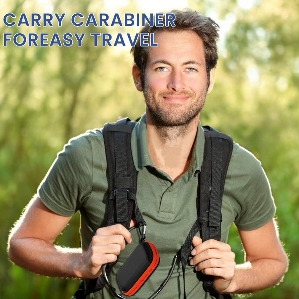 ZORBES® Carrying Case for SSD Storage Bag for SanDisk 500GB 1TB 2TB Shock-Proof EVA Waterproof Accessories Grey 2PCS No SSD Included