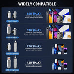 Verilux Printer Cable for Two Computers with Switch Controller 5ft Nylon Gold Plated | USB to USB B Connectivity