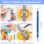 Serplex® Watch Repair Kit Watch Repair Screwdriver Set for Battery Replacement, Strap Adjustment, Back Case Opening Multipurpose Essential Tools for Watch Repair Kit with Tool Bags