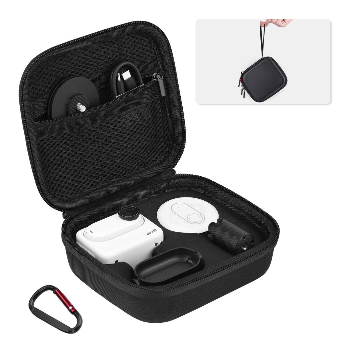 ZORBES® Carrying Case for Insta 360 GO 3S / GO 3 Accessories