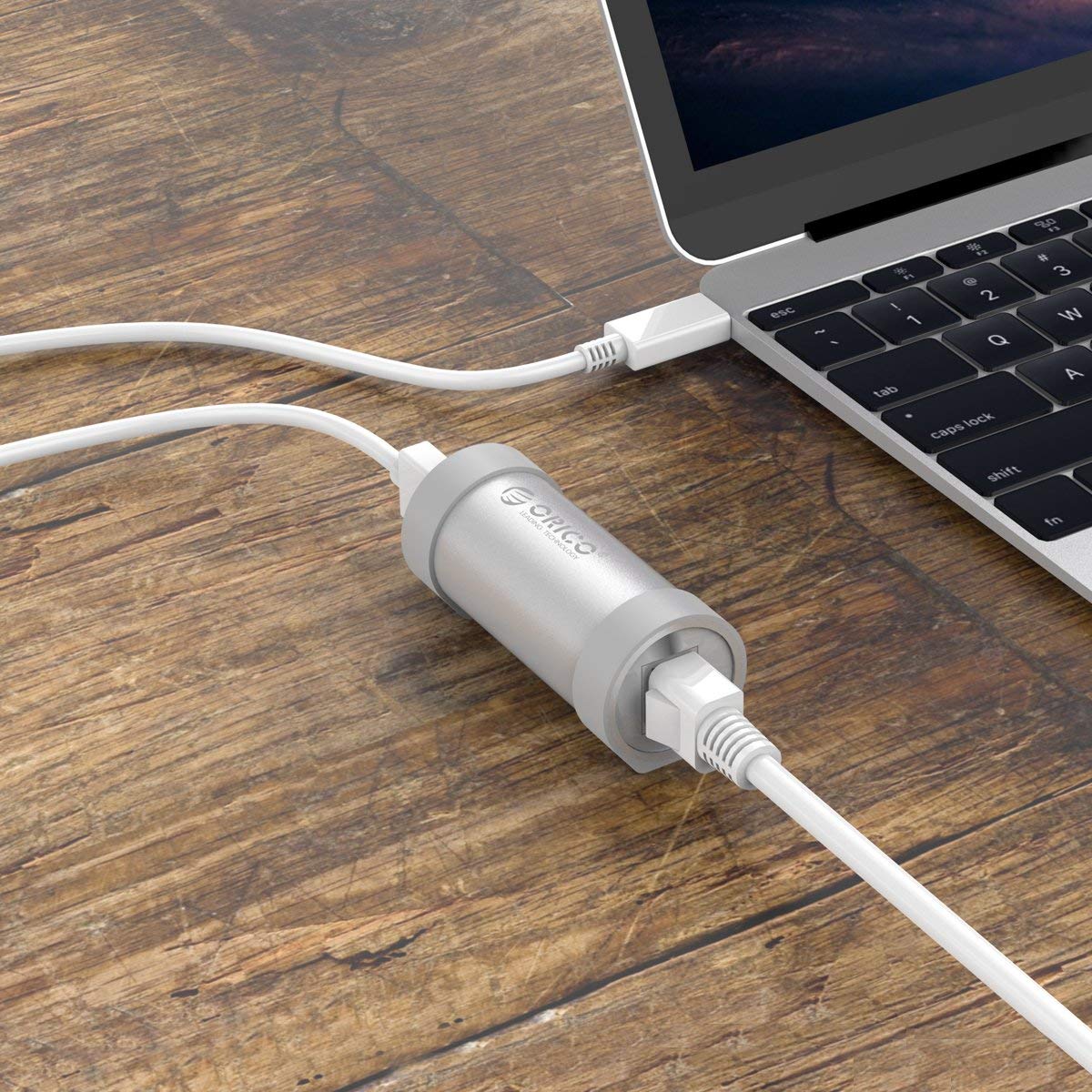 Verilux USB 3.0 Type C to Gigabit Ethernet Adapter for MacBook PC Laptop and Desktop