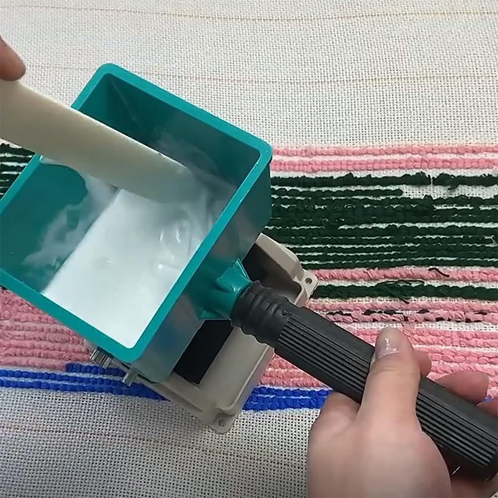 Serplex® 6 Inch Glue Applicator Roller 320ml Portable Manual Liquid Glue Saving Applicator Roller Portable Hand-Powered Woodworking Tool for Carpenter Woodworking DIY Coating