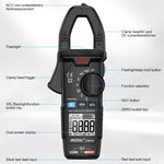 Verilux Multimeter Digital Clamp Meter AC DC Digital Voltmeter Auto-ranging NCV Amp Ohm Volt Meter Measures AC Current, AC/DC Voltage, Capacitance, Resistance, Diodes, Continuity Frequency Electrican Tools