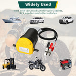 ZORBES® 12V 60W Oil Pump Extractor,Upgraded Oil & Diesel Fluid Pump Extractor,Scavenge Suction Transfer Pump,Marine Electric Oil Pump For Boat,Car,Motorcycle,ATV,RV,Truck,Motorbike