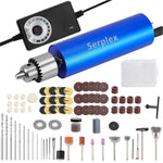 Serplex Mini Electric Drill Kit with Adjustable Speed Controller for Crafts