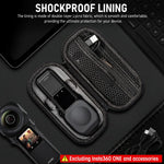 ZORBES® Carrying Case for Insta360 ONE RS Camera, AntiScratch Hard Case Waterproof Storage Bag Hard Shell Camera Bag Protective Travel Case with 2Pc Camera Screen Protector, Not Included Insta360 ONE