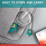 Verilux Charger Protector Set for iPhone with 1.4m Silicone Cable Sleeve and Cartoon Design | 4Pcs Complete Cover