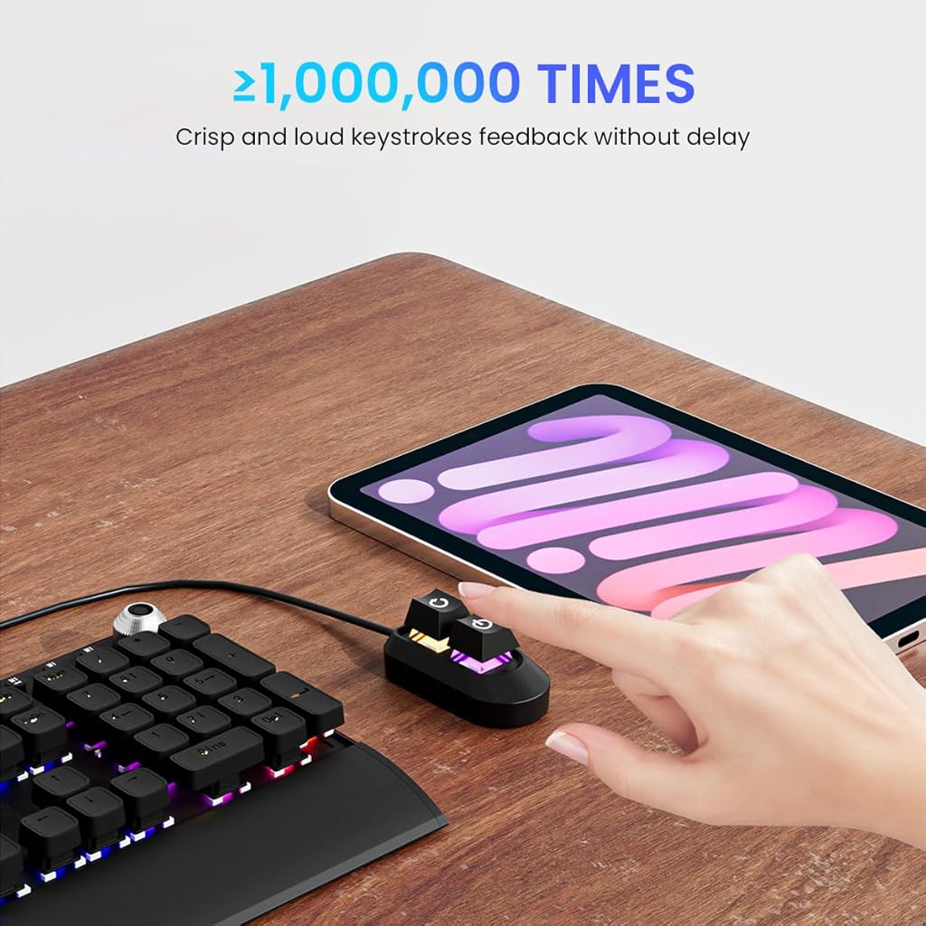 Verilux® LED Desktop Power Button 2 in 1 Power Button Restart Button On/Off PC Power Button Desktop LED Power Button Key Key External PC Power Button Restart Button