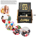 ZORBES® Caja de música de Harry Potter, caja de música clásica de madera con manivela, regalos de cumpleaños para niñas y niños, regalos de Diwali para niños, amigos y familiares