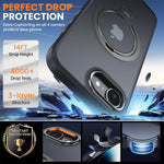 ZORBES® Compatible with iPhone 16E Phone Case for 16E Magnetic Phone Case with 360 ° Rotatable Kickstand Phone GripAnti-scratch Protective Phone Case for Lastest iPhone, SupportWireless Charging