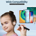 Verilux Ear Wax Remover Tool Kit Camera 6-Axis Gyroscope Ear Cleaner Tool with 6 Ear Spoons & 1 Acne Pin Ear Wax Cleaner Machine 1080P 4mm Otoscope Lens Ear Camera Cleaner for Cleaning Spade