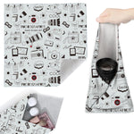 ZORBES® Camera Lens Wrapping Cloth 45x45cm Magic Grippy Multi-Use Cloth, Fashion Print Design, Non-Slip Waterproof Silicone-Coated Organizer Wrap Cloth for Tools, Gears, Accessories