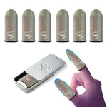 ZORBES® Ultra-Thin Silver Fiber Gaming Finger Sleeves