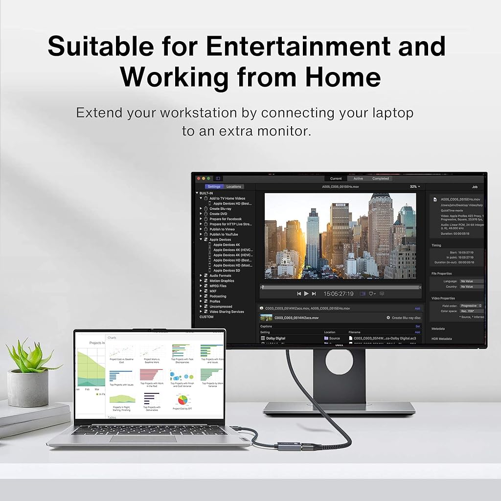 ZORBES® Mini DisplayPort to HDMI Adapter