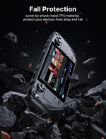 ZORBES® for Valve Steam Deck Case with Kickstand TPU Protective for Steam Deck Cover Steam Deck Protector with Stand Base Compatible with Shock-Absorption, Non-Slip and Anti-Scratch Design (1pcs)