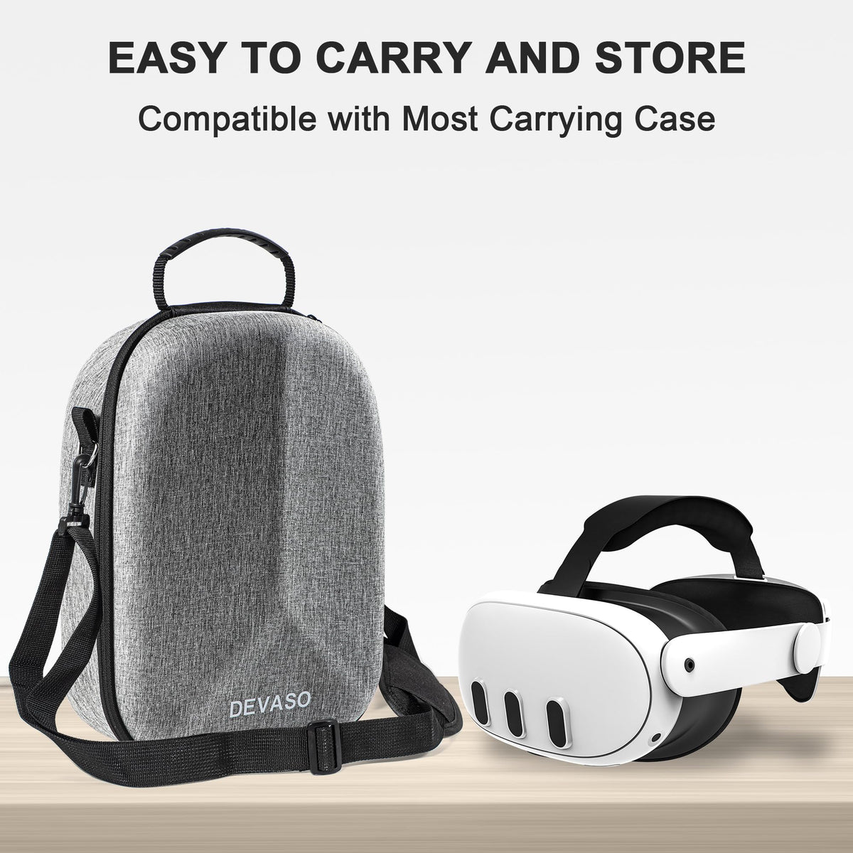 Verilux Adjustable Head Strap for Meta Quest 3 featuring ergonomic knob fit and lightweight ABS construction