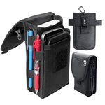 ZORBES® Belt Phone Pouch for Men,Dual Phone Holster with Belt Clip,Tactical Waist Cellphone Holder,