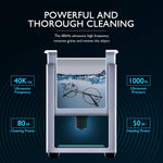 Verilux 1.3L Ultrasonic Cleaner with Digital Timer and Heater, Professional 40kHz Retainer Denture and Jewelry Cleaner, Home Ultrasonic Cavitation Machine for Glasses Watches