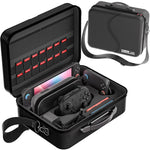 ZORBES® Carrying Case for Switch 2 2025, Protective Hard Shell Case with 14 Game Card Slots, Portable Travel Bag with Handles and Shoulder Straps for Switch 2 Console and Accessories