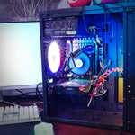 Verilux PWM Fan Hub for Desktop PCs with 1 to 5 Splitter Extension featuring 15.7 in Nylon Sleeve | Compatible with 3 Pin and 4 Pin CPU Cooling Fans