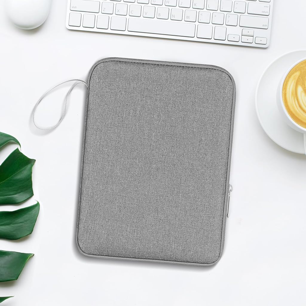 ZORBES® 12.9 inches Tablet Travel Bag for iPad Waterproof Travel Zipper Bag with Utility Mesh Pocket Travel Accessories Bag Universal Tablets Pad Organizer Bag, Grey