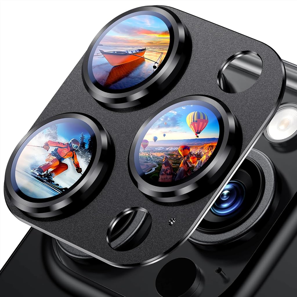 ZORBES® Camera Lens Protector for i Phone 16 Pro Max Full Coverage Scratch-Proof HD Lens Cover Universal Camera Lens Cover for Most Phone Case Phone Camera Lens Protector for i Phone 16 Pro Max