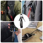 Verilux 6 in 1 Type C Charging Cable for iPhone and Android with 100W PD | Magnetic Foldable Zinc Alloy Design