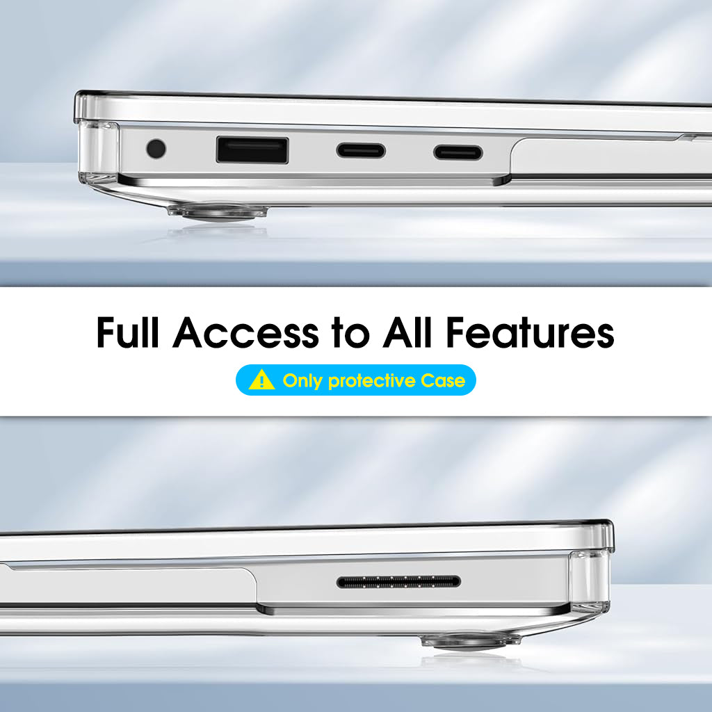 ZORBES® for 2024 Surface Laptop 13.8 Inches Transparent PC Hard Case for Surface Laptop 7th Edition Snap-on Crystal Sheer Anti-Scratch Protective Case