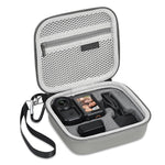 ZORBES® Compatible with Osmo Nano Case, Action Camera Accessories Storage Case Bag, Anti-Scratch Waterproof Zipper Case Bag Compact Travel Carrying Case for Outdoor Photography and Vlogging