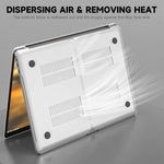 ZORBES® Laptop Case Cover for MacBook Pro M4 14 InchTransparent Laptop Case Fashion Cover Transparent Laptop Case Cover Compatible with MacBook Pro M4 A3112 /A3185 /A3401 /A2992 /A2918/ A2779/ A2442