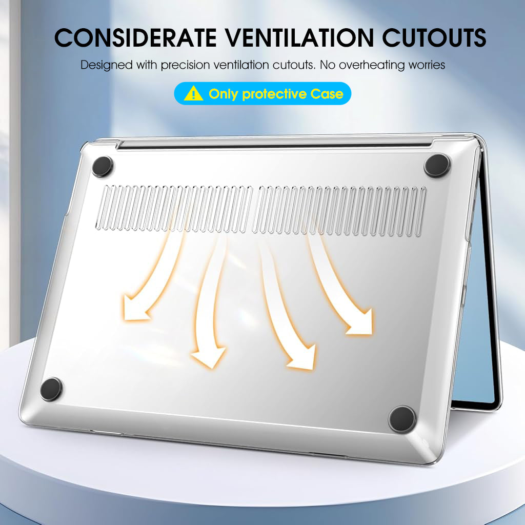 ZORBES® for 2024 Surface Laptop 13.8 Inches Transparent PC Hard Case for Surface Laptop 7th Edition Snap-on Crystal Sheer Anti-Scratch Protective Case