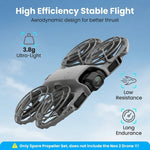ZORBES® 2 Pair Drone Spare Propeller Set Compatible with Neo 2