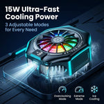 ZORBES® 15W Magnetic Phone Cooler with 3 Level Temperature Display