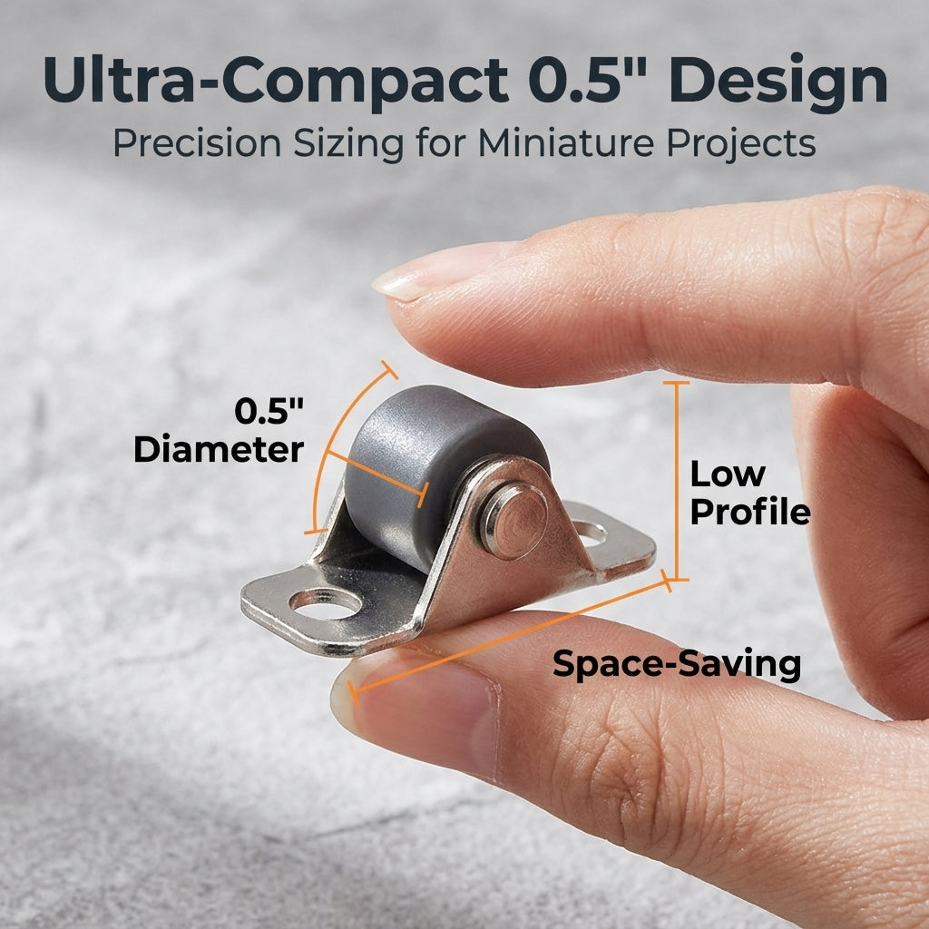 Serplex 0.5'' Caster Wheels for Models