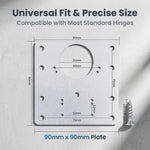 Serplex 8pcs Cabinet Hinge Repair Plate