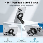 ZORBES® Magnetic Phone Grip Strap with 360° Swivel & Kickstand