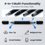ZORBES 4-in-1 Stylus for Touchscreens