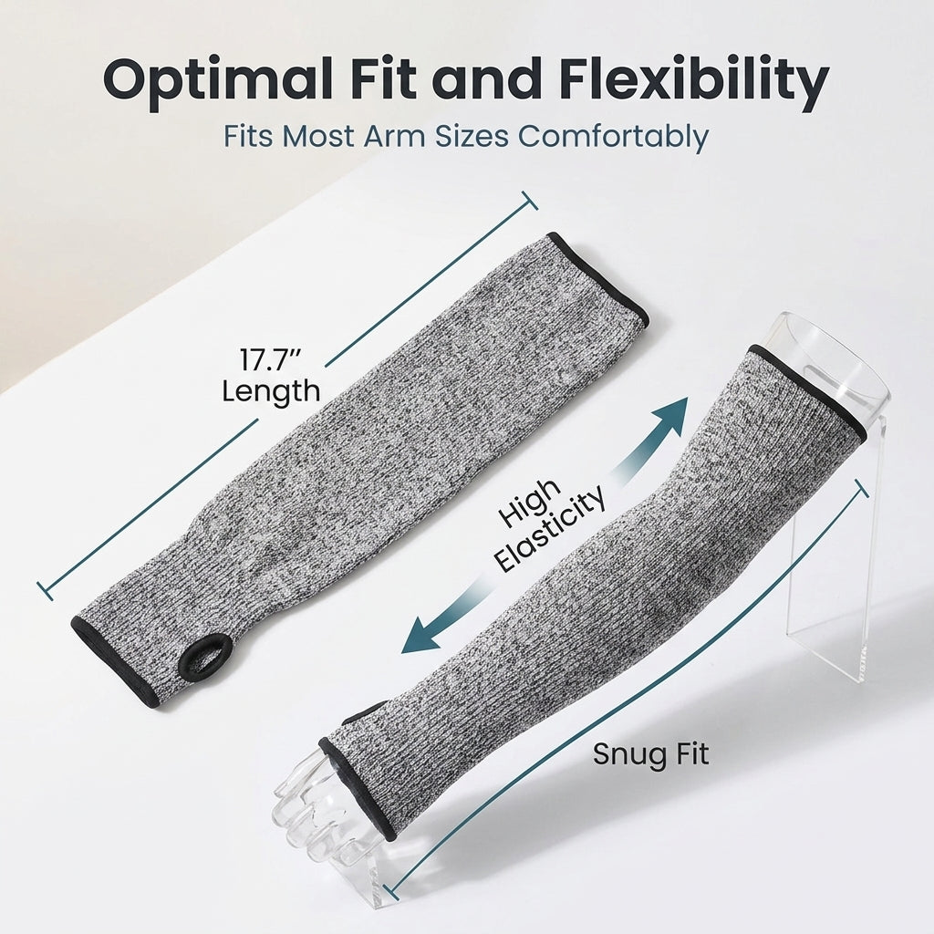 Serplex® Cut Resistant Arm Sleeve 17.7" with Thumb Hole
