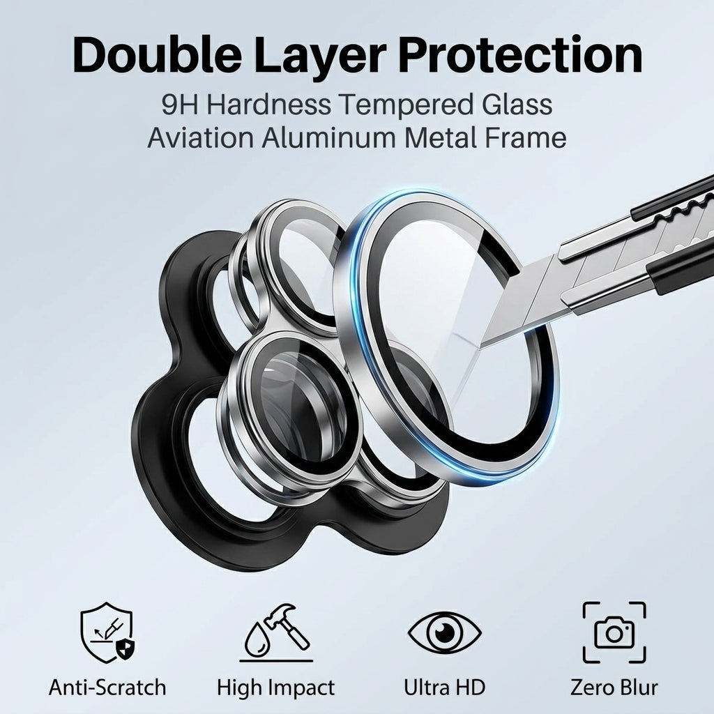 ZORBES® 2Pcs Tempered Glass Lens Cover for Meta Quest 3s